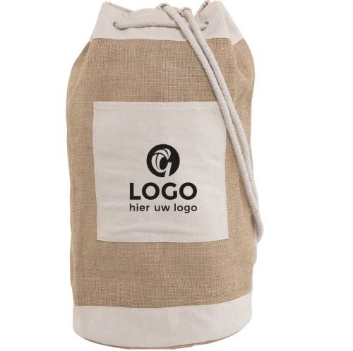 Jute duffle bag - Image 1